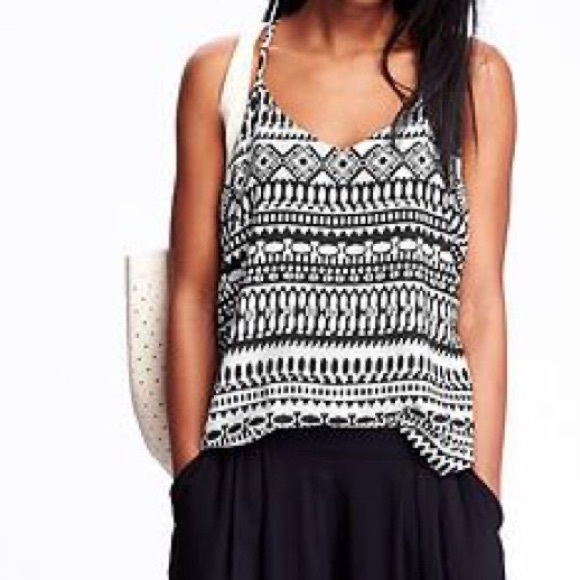 OLD NAVY | B&W Camisole - Picture 1 of 4